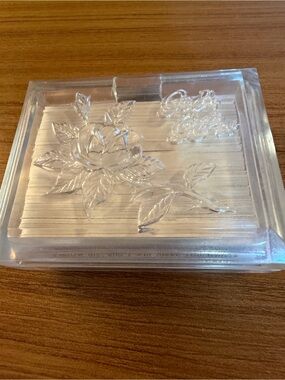 Warner Press Bible Verses "God's Gifts" Rose Lucite Box Encouragement Scripture